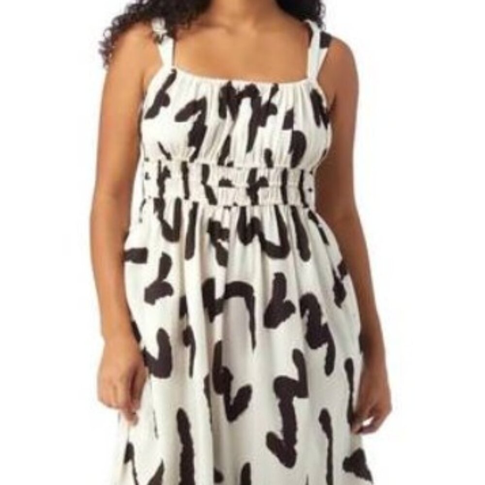 Crosby by Mollie Burch Whitner Dress In Squiggle Size S